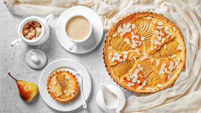 RECETTE DE LA TARTE POIRE AMANDINE