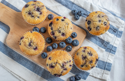 RECETTE DES MUFFINS AUX MYRTILLES