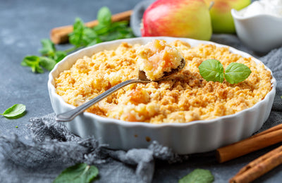 RECETTE DU CRUMBLE AUX POMMES