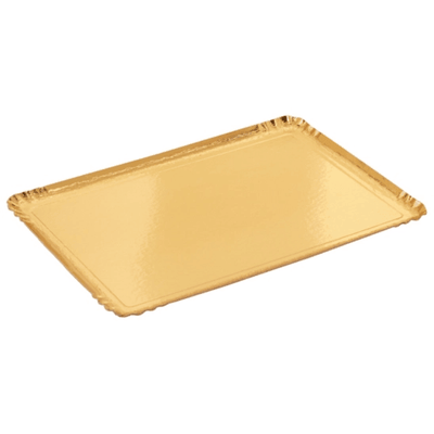 25 Plateaux Traiteur Silver / Gold / Black - 28x42cm - Patissland