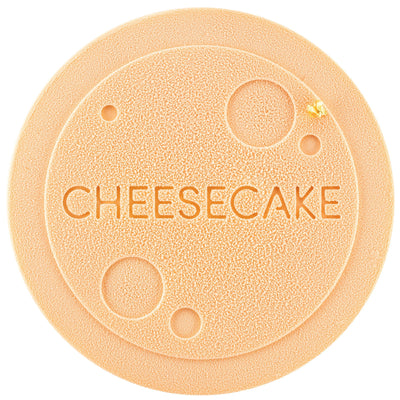 Moule silicone Cheesecake Decor Silikomart avec décor embossé "CHEESECAKE"