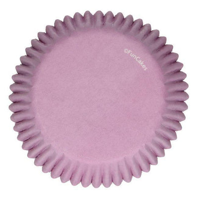 48 Caissettes à Cupcake Lilas - FUN CAKES