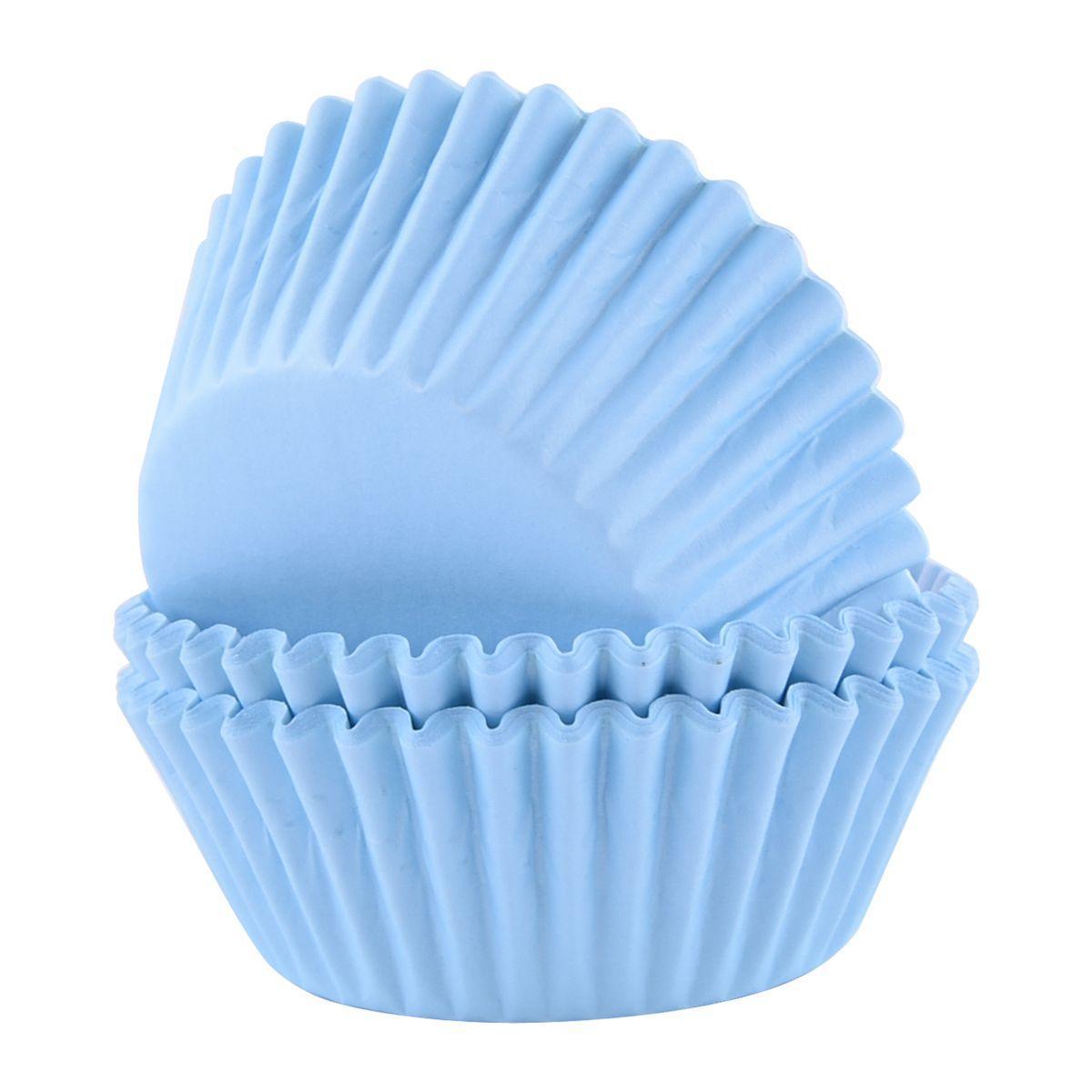 60 Caissettes Light Blue PME - Patissland