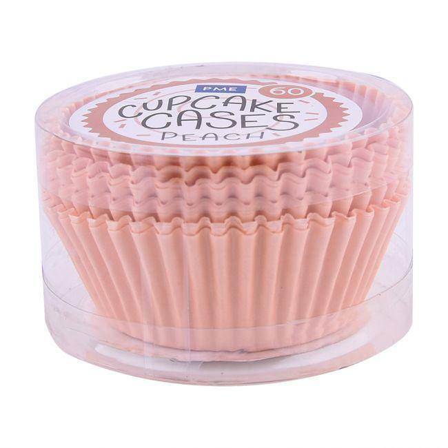 60 Caissettes Peach PME - Patissland