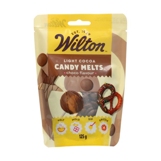 Candy Melts Wilton marron clair 125g pour décorations pâtissières
