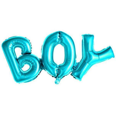 Ballon Aluminium Bleu - BOY - Patissland