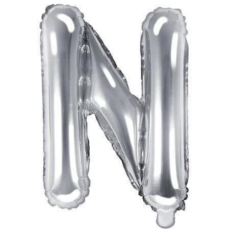 Ballon Lettre Gris Silver - 35 cm - Patissland