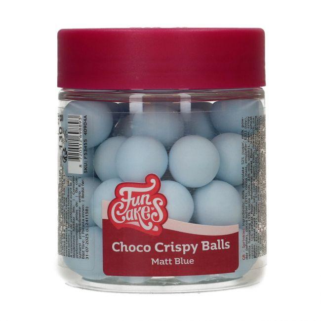 Boules Choco XXL - Matt Blue 130g - FUN CAKES