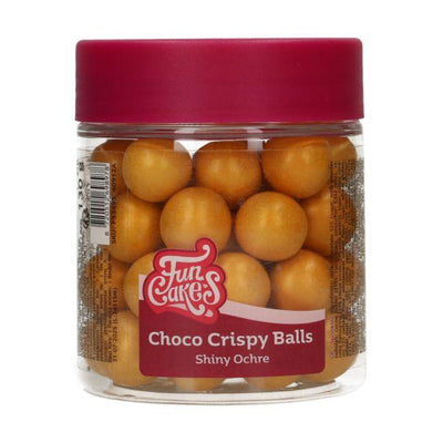 Boules Choco XXL - Shiny Ochre 130g - FUN CAKES