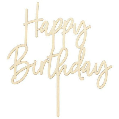 Cake Topper Happy Birthday - Patissland