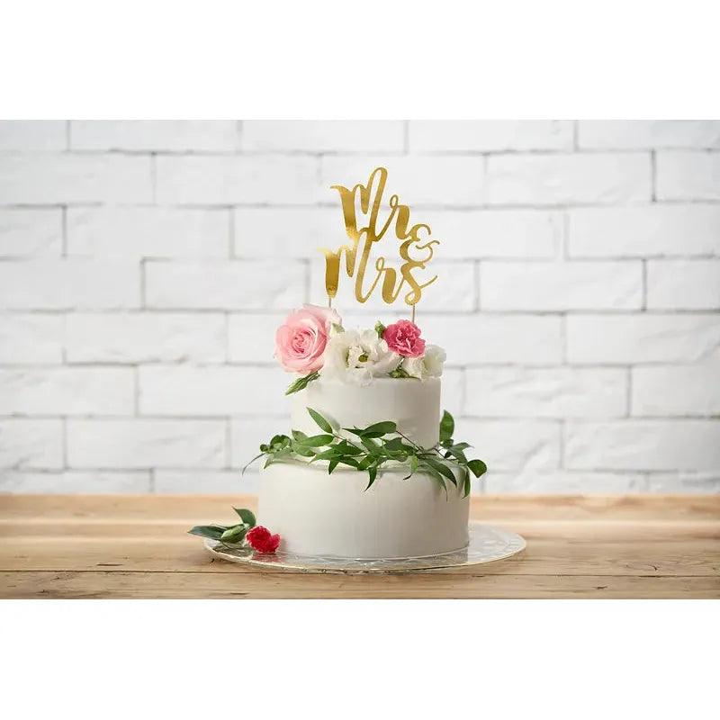 Cake Topper Mr & Mrs - PARTY DECO