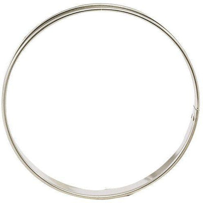 Cercle à tartes inox Matfer 22 cm x 2 cm – 2 bords roulés
