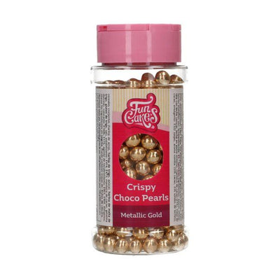 Choco Pearls - Metallic Gold 60g - FUN CAKES