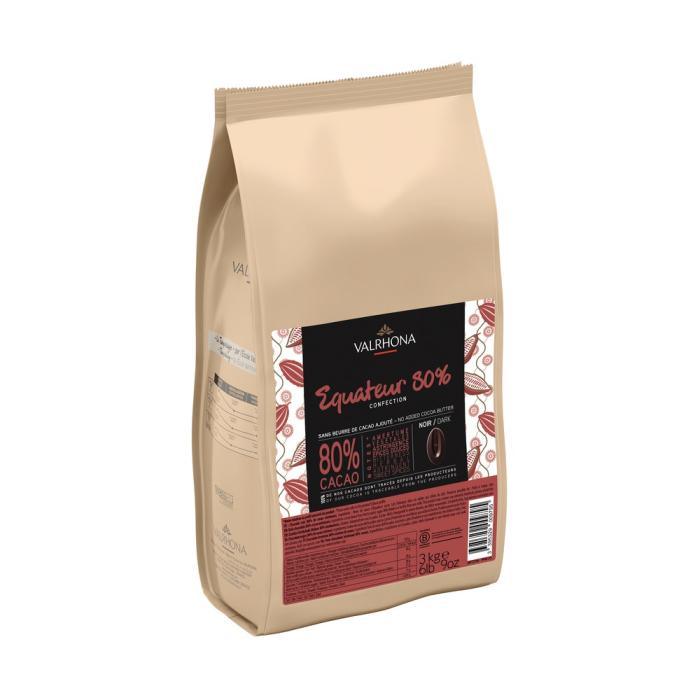 Chocolat noir Confection Equateur 80% - 3 kg