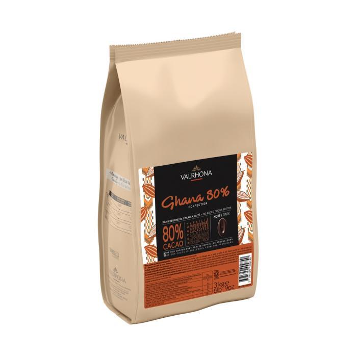 Chocolat noir Confection Ghana 80% - 3 kg