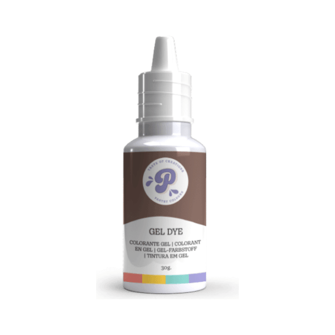 Colorant en Gel Liposoluble 30ml - Marron - PASTRY COLOURS