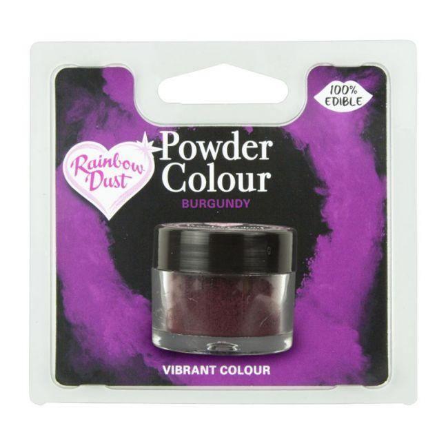 Colorant en poudre - BurgundyI Rainbow Dust I Patiss'land 