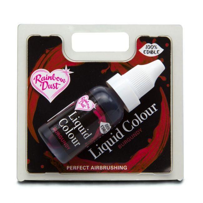 Colorant Liquide Airbrush - Burgundy - 16ml - Patissland