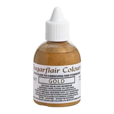 Colorant Liquide Airbrush - Gold - 60ml - Patissland