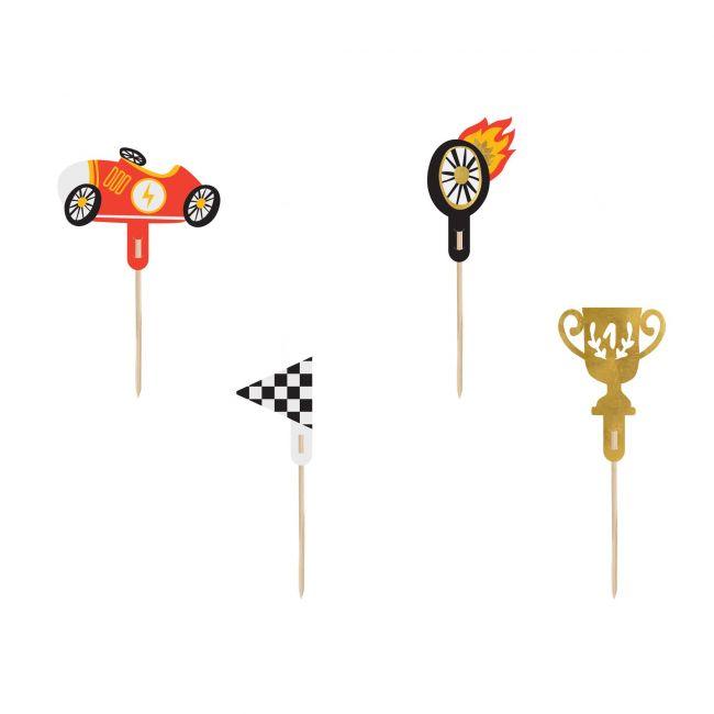 Set/4 Toppers Cars Racing