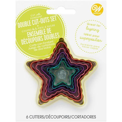 Emporte-pièces Double-face Étoile Set/6