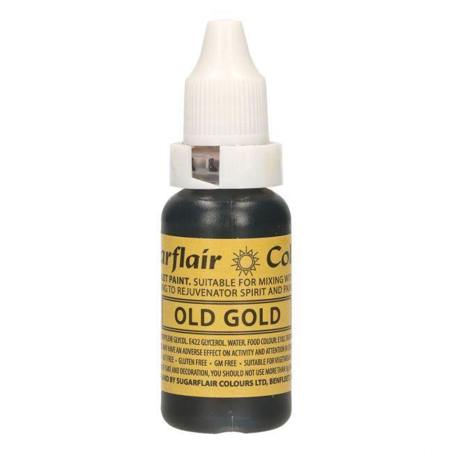 Droplet Peinture / Colorant - Old Gold 14ml - Patissland