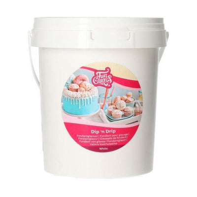 Fondant pour glaçage Blanc 1kg - FUN CAKES