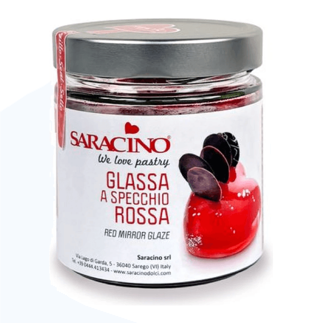 Glaçage Miroir Rouge - 350g - SARACINO