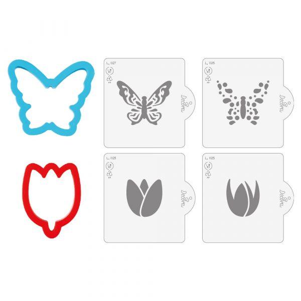 Kit Papillon et Tulipe - DECORA