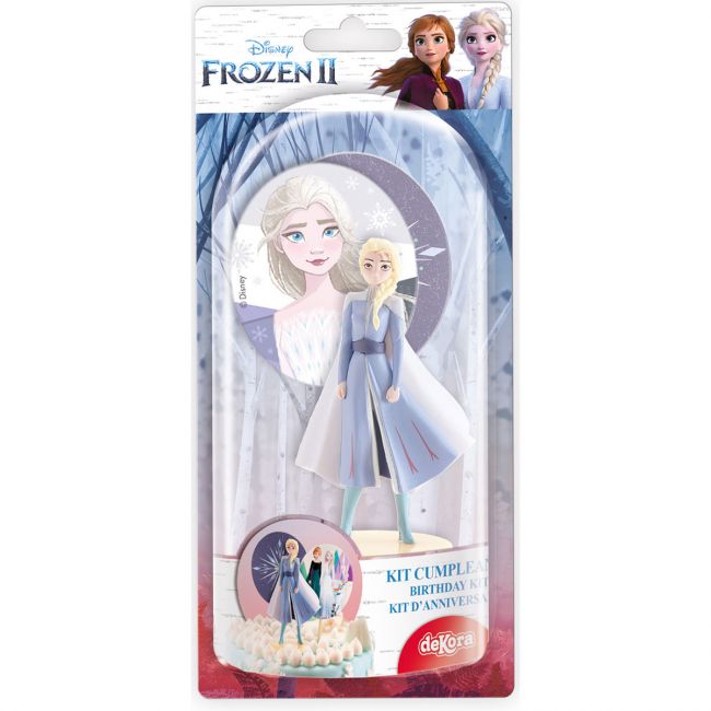 Kit Décoration Gâteau Elsa Frozen 2