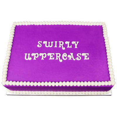 Moule Marvelous - Swirly Uppercase - MARVELOUS MOLDS