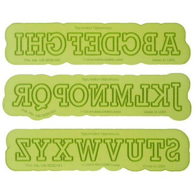 Moule Marvelous - Typewriter Uppercase - MARVELOUS MOLDS