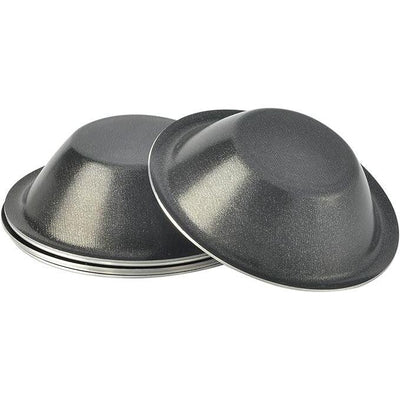 Lot de 6 Moules Pasteis de Nata en aluminium antiadhésif – 8 cm diamètre x 2 cm hauteur