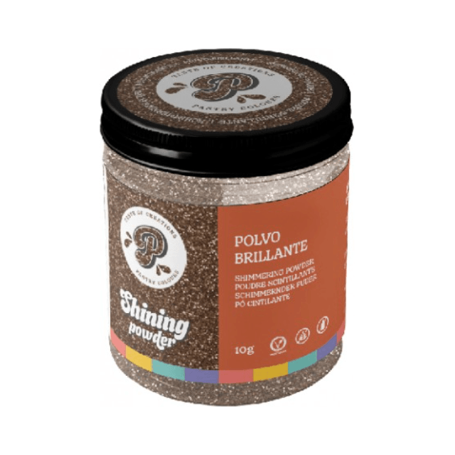 Poudre Scintillante - Bronze 10g - PASTRY COLOURS