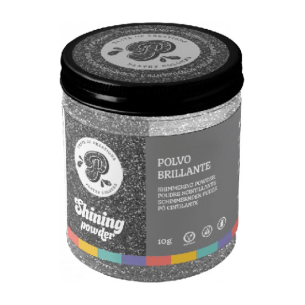 Poudre Scintillante - Silver 10g - PASTRY COLOURS