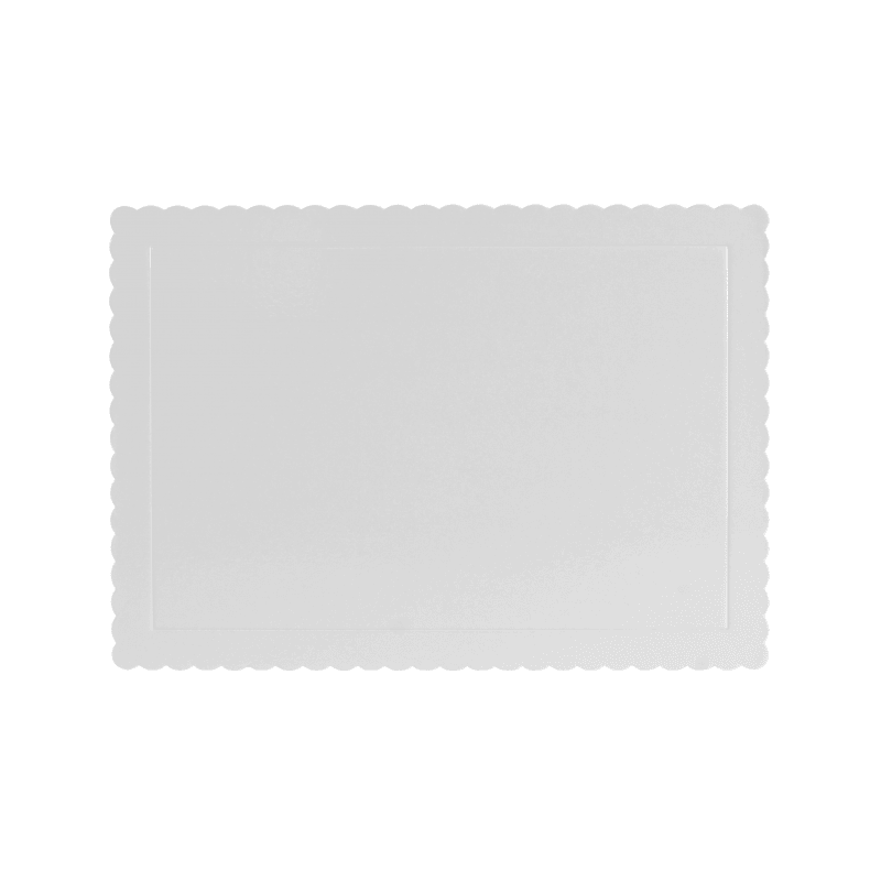 Semelle Rectangulaire - BLANC 30 x 40cm - PASTRY COLOURS