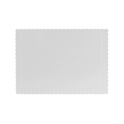 Semelle Rectangulaire - BLANC 30 x 40cm - PASTRY COLOURS