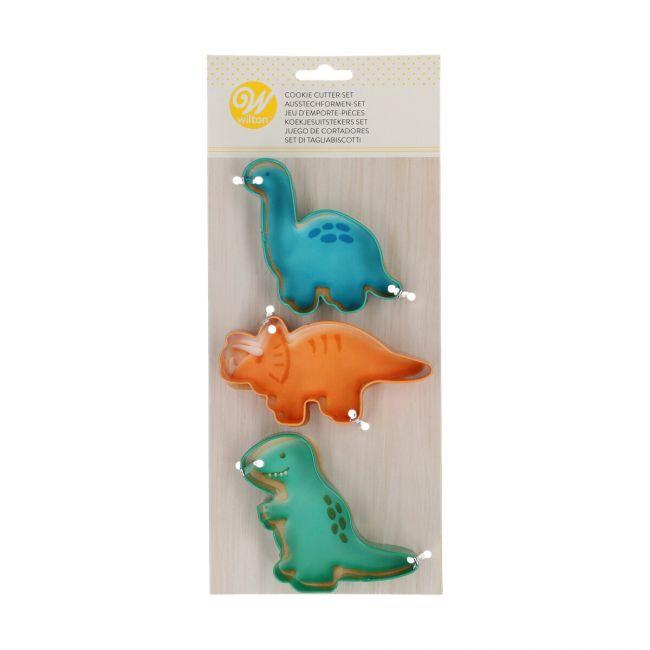 Set/3 Emporte-pièce Dinosaure - WILTON