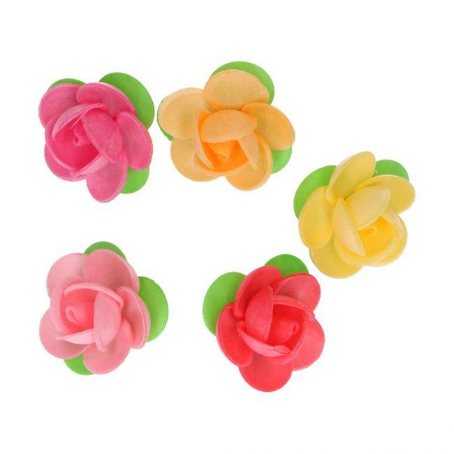 Set/5 Camelia en Papier Comestible - FUN CAKES