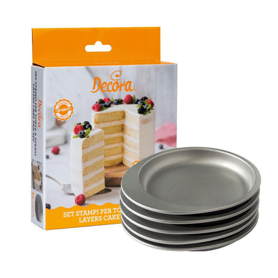 Set/5 Moules pour Layer Cake - 15cm - DECORA