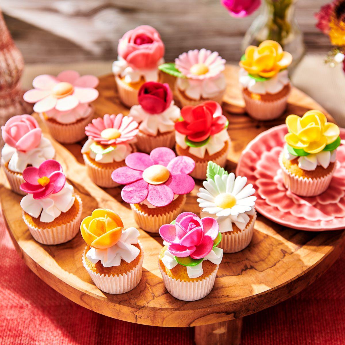 Set/6 Roses en Papier Comestible - FUN CAKES