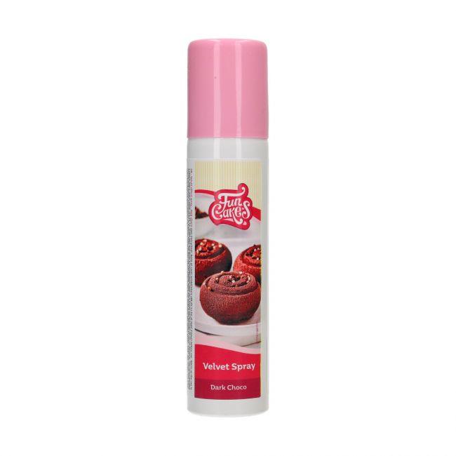 Spray Velours Dark Choco 100ml - FUN CAKES