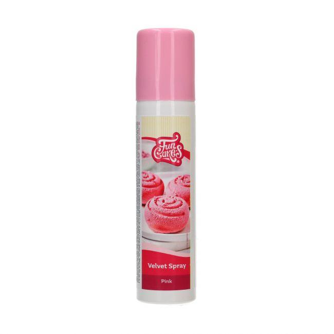 Spray Velours Rose 100ml - FUN CAKES