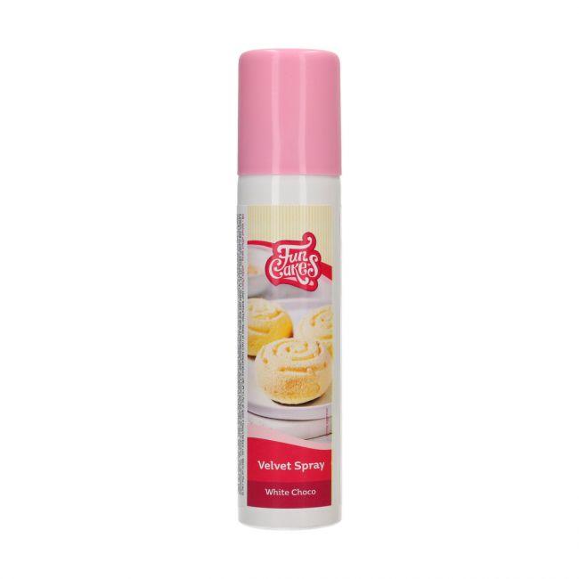 Spray Velours White Choco 100ml - FUN CAKES