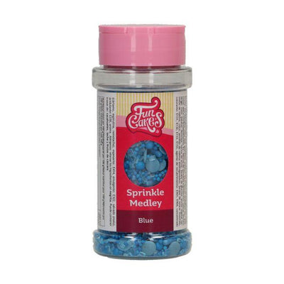 Sprinkles Blue Medley - 70g - FUN CAKES