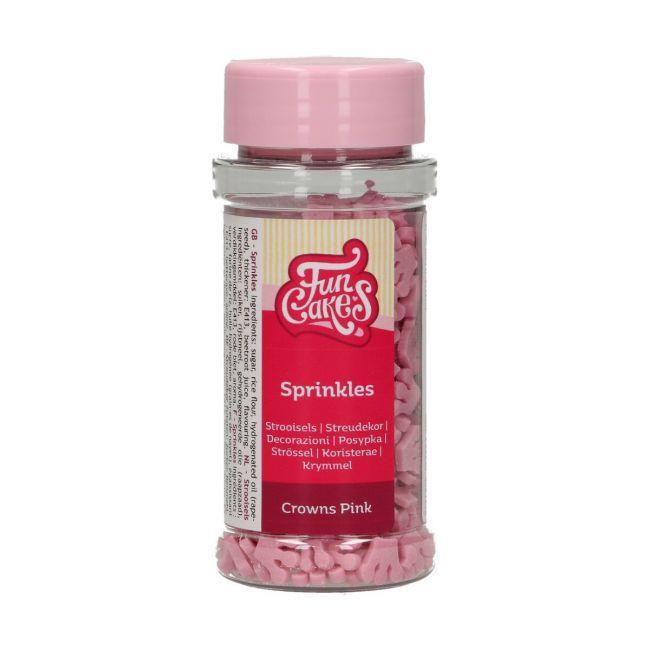 Sprinkles Couronnes Rose - 45g - Patissland