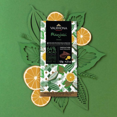 Tablette Manjari Orange 64% - 120g - VALRHONA
