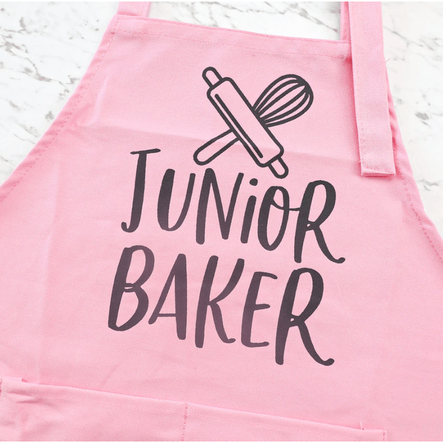 Tablier Junior Baker - Rose ou Bleu - SWEET STAMP