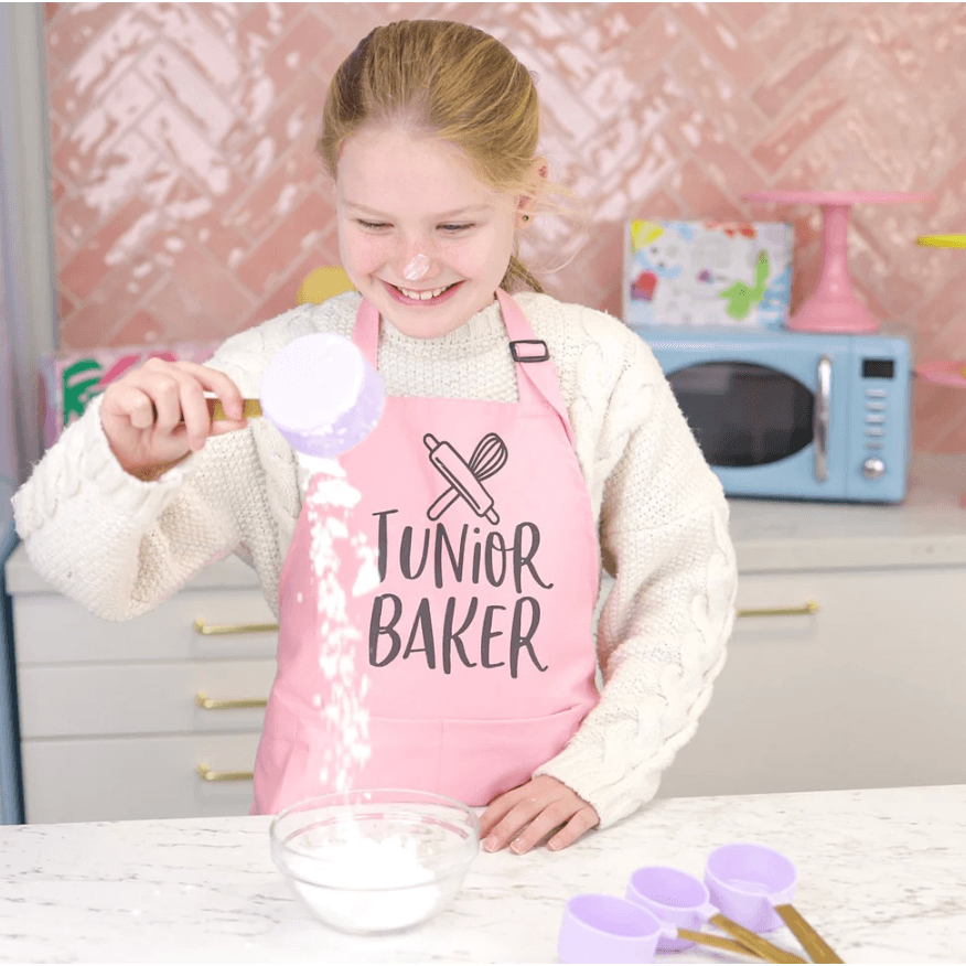 Tablier Junior Baker - Rose ou Bleu - SWEET STAMP