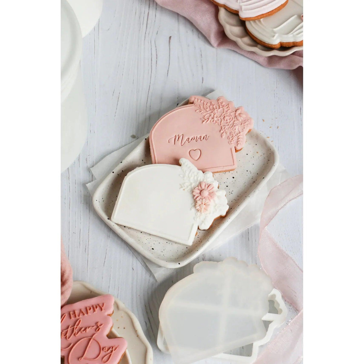 Tampon 3D + Cutter - Floral Large Arch - OH MY COOKIE